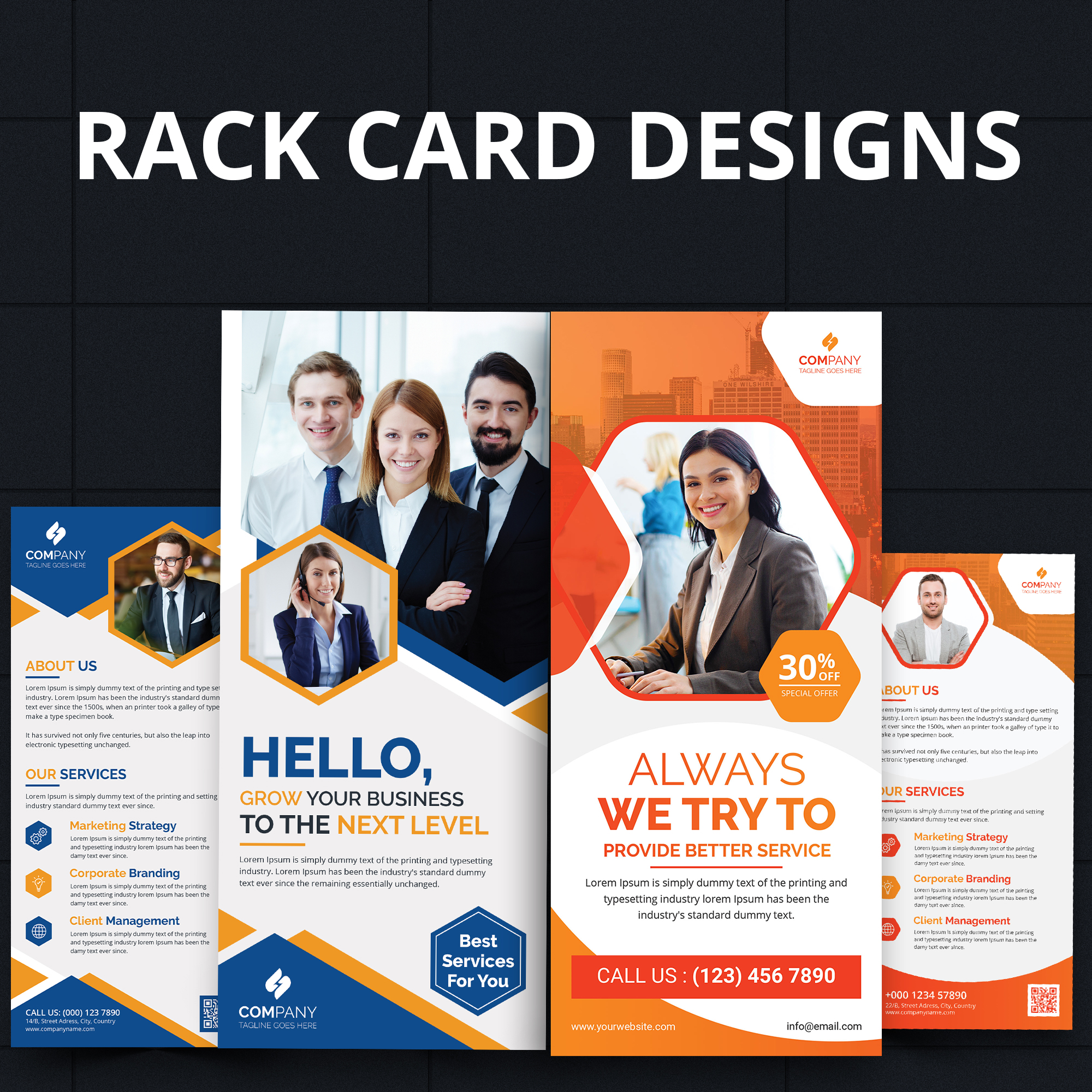 Rack Card Design Service