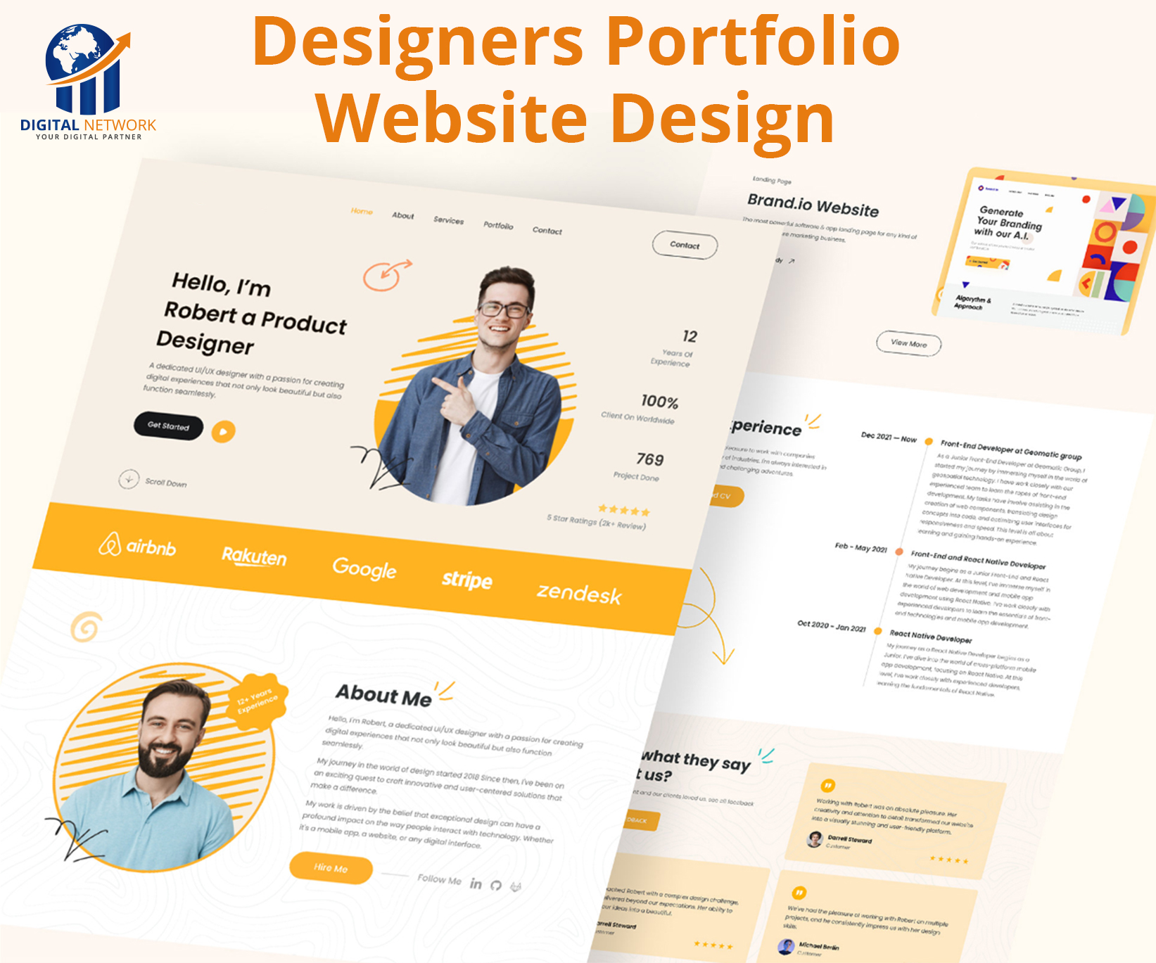 Designer Portfolio Website Design
